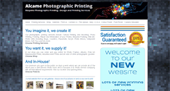 Desktop Screenshot of alcamephotographicprinting.co.uk
