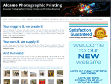 Tablet Screenshot of alcamephotographicprinting.co.uk